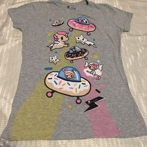 Tokidoki Gray Donutella T-Shirt